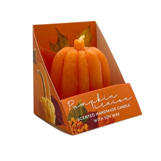 BARTEK svece "Pumpkin", oranža, ar sojas vasku, +/-5h